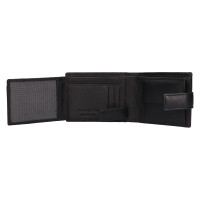 PÁNSKÁ KOŽENÁ PENĚŽENKA ALESSANDRO ČERNÁ