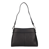 DÁMSKÁ KOŽENÁ KABELKA ELINA ČERNÁ