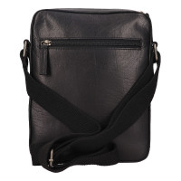 PÁNSKÉ KOŽENÉ CROSSBODY PAOLO ČERNÁ