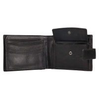 PÁNSKÁ KOŽENÁ PENĚŽENKA RYAN ČERNÁ