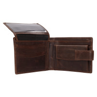 PÁNSKÁ KOŽENÁ PENĚŽENKA RYAN HNĚDÁ