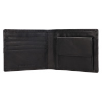 PÁNSKÁ KOŽENÁ PENĚŽENKA DARIO ČERNÁ