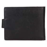 PÁNSKÁ KOŽENÁ PENĚŽENKA GALLO ČERNÁ