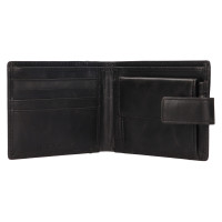 PÁNSKÁ KOŽENÁ PENĚŽENKA GALLO ČERNÁ