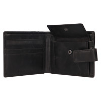 PÁNSKÁ KOŽENÁ PENĚŽENKA GALLO ČERNÁ