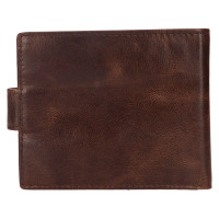 PÁNSKÁ KOŽENÁ PENĚŽENKA GALLO HNĚDÁ