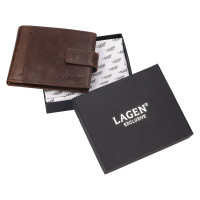 PÁNSKÁ KOŽENÁ PENĚŽENKA GALLO HNĚDÁ