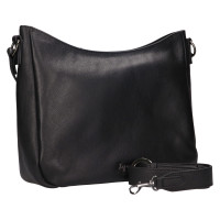 DÁMSKÁ KOŽENÁ KABELKA YASMIN ČERNÁ