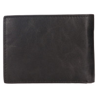 PÁNSKÁ KOŽENÁ PENĚŽENKA NERIO ČERNÁ