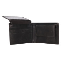 PÁNSKÁ KOŽENÁ PENĚŽENKA NERIO ČERNÁ