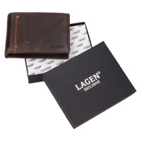 PÁNSKÁ KOŽENÁ PENĚŽENKA NERIO HNĚDÁ