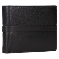 PÁNSKÁ KOŽENÁ PENĚŽENKA JONAH ČERNÁ