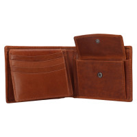 PÁNSKÁ KOŽENÁ PENĚŽENKA NATAN HNĚDÁ