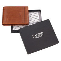 PÁNSKÁ KOŽENÁ PENĚŽENKA NATAN HNĚDÁ