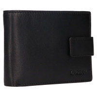 PÁNSKÁ KOŽENÁ PENĚŽENKA SANDRO ČERNÁ