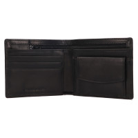PÁNSKÁ KOŽENÁ PENĚŽENKA LUIS ČERNÁ