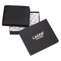 PÁNSKÁ KOŽENÁ PENĚŽENKA LUIS ČERNÁ