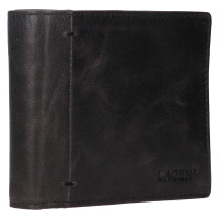 PÁNSKÁ KOŽENÁ PENĚŽENKA DEREK ČERNÁ