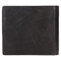 PÁNSKÁ KOŽENÁ PENĚŽENKA DEREK ČERNÁ