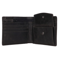 PÁNSKÁ KOŽENÁ PENĚŽENKA DEREK ČERNÁ