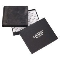 PÁNSKÁ KOŽENÁ PENĚŽENKA DEREK ČERNÁ