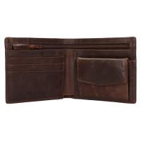 PÁNSKÁ KOŽENÁ PENĚŽENKA DEREK HNĚDÁ