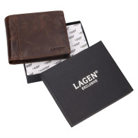 PÁNSKÁ KOŽENÁ PENĚŽENKA DEREK HNĚDÁ