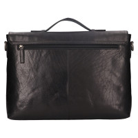 PÁNSKÁ KOŽENÁ AKTOVKA WILSON ČERNÁ