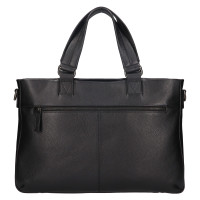 PÁNSKÁ KOŽENÁ AKTOVKA FABRICE ČERNÁ