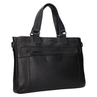 PÁNSKÁ KOŽENÁ AKTOVKA FABRICE ČERNÁ