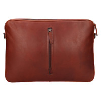 PÁNSKÁ KOŽENÁ AKTOVKA KASPER HNĚDÁ