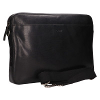 PÁNSKÁ KOŽENÁ AKTOVKA KASPER ČERNÁ