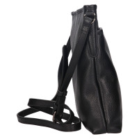 DÁMSKÁ KOŽENÁ KABELKA RINA ČERNÁ