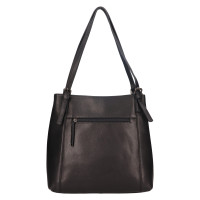 DÁMSKÁ KOŽENÁ KABELKA LEILA ČERNÁ
