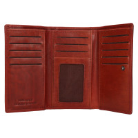 DÁMSKÁ KOŽENÁ PENĚŽENKA KORA COGNAC