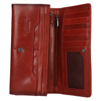 DÁMSKÁ KOŽENÁ PENĚŽENKA CECILIA COGNAC