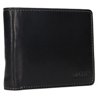 PÁNSKÁ KOŽENÁ PENĚŽENKA JULIAN ČERNÁ