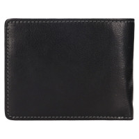 PÁNSKÁ KOŽENÁ PENĚŽENKA JULIAN ČERNÁ