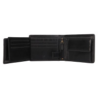 PÁNSKÁ KOŽENÁ PENĚŽENKA JULIAN ČERNÁ