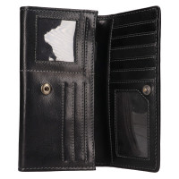 Dámská kožená peněženka April černá