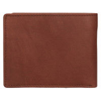 PÁNSKÁ KOŽENÁ PENĚŽENKA IVO HNĚDÁ