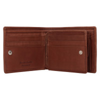 PÁNSKÁ KOŽENÁ PENĚŽENKA IVO HNĚDÁ