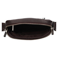 KOŽENÁ TAŠKA CROSSBODY PHOENIX TMAVĚ HNĚDÁ
