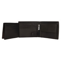 PÁNSKÁ KOŽENÁ PENĚŽENKA LIAM ČERNÁ