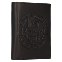 PÁNSKÁ KOŽENÁ PENĚŽENKA JONAS ČERNÁ