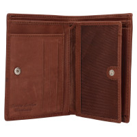 PÁNSKÁ KOŽENÁ PENĚŽENKA JONAS HNĚDÁ