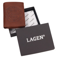 PÁNSKÁ KOŽENÁ PENĚŽENKA JONAS HNĚDÁ