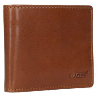 PÁNSKÁ KOŽENÁ PENĚŽENKA DION HNĚDÁ