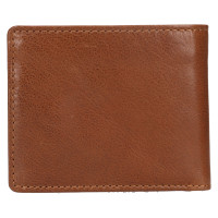 PÁNSKÁ KOŽENÁ PENĚŽENKA DION HNĚDÁ