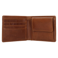 PÁNSKÁ KOŽENÁ PENĚŽENKA DION HNĚDÁ